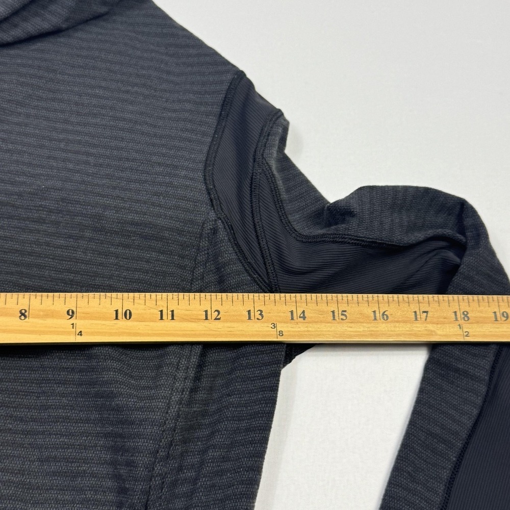 Lululemon Hoodie Womens 2 Gray Full Zip Slim Knit Hooded Stretch Activewear‎ - Picture 5 of 11